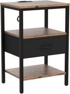 SUPERJARE Nightstand Set of 2, Bed Side Tables - Image 6