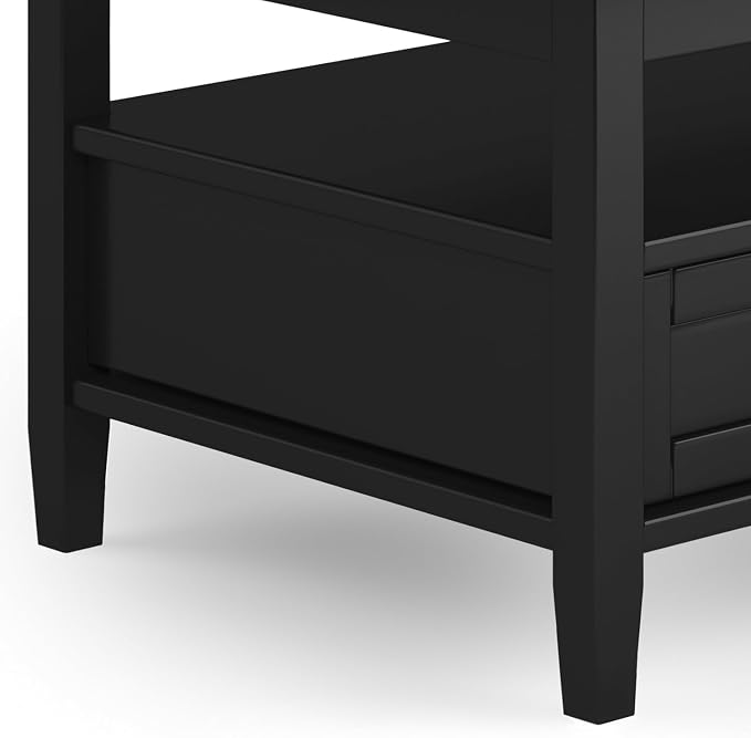 SIMPLIHOME Warm Shaker Solid Wood Transitional-Style 48-inch Wide Coffee Table - Image 9