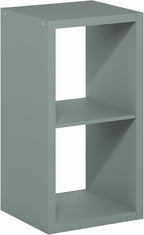 Furinno Cubicle Book Shelf, 2-Cube Bookshelf, Extra Thick Frame Horizontally & - Image 8