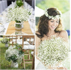 N&T NIETING 30Pcs Babys Breath Artificial Flowers Bulk Faux Flowers, White - Image 4