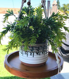 CATTREE Artificial Plants, Plastic Shrubs Faux Flowers Fake Grass Leaves Simulation Greenery Bushes Indoor Outdoor Home Garden Office Yard Verandah Wedding Decoration Planter Filler - 2 Bundles - Image 2