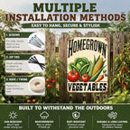 Vegetable Tomatoes Metal Tin Sign 12x8 Inch Farmhouse Kitchen Wall Decor with Tomato Corn Fresh Harvest Design Rustic Farm Garden Sign for Home Restaurant Yard Outdoor Country Decor - Image 5