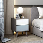 Side Table Drawer Bedroom Korean Style Table Side Table Wardrobe Four Corner - Image 4