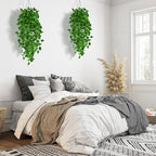 Artificial Pothos Vines 4 Pack, 40" Fake Hanging Plants for Wall Decor Indoor, Lush Heart-Leaf Trailing Vines for Bookshelf Living Room Bedroom Decor - Image 3