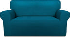 PureFit Stretch Loveseat Covers Fleece Couch Covers by PureFit