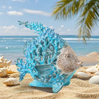 VVGIFTS Beach Coastal Coral Reef Angelfish Home Office Bathroom Decor Gift - Image 6
