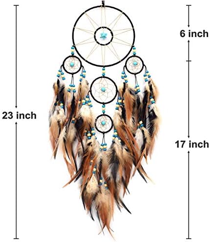 Urdeoms Black Dream Catchers for Boys Adult Dreamcatcher Home Wall Decor - Image 4