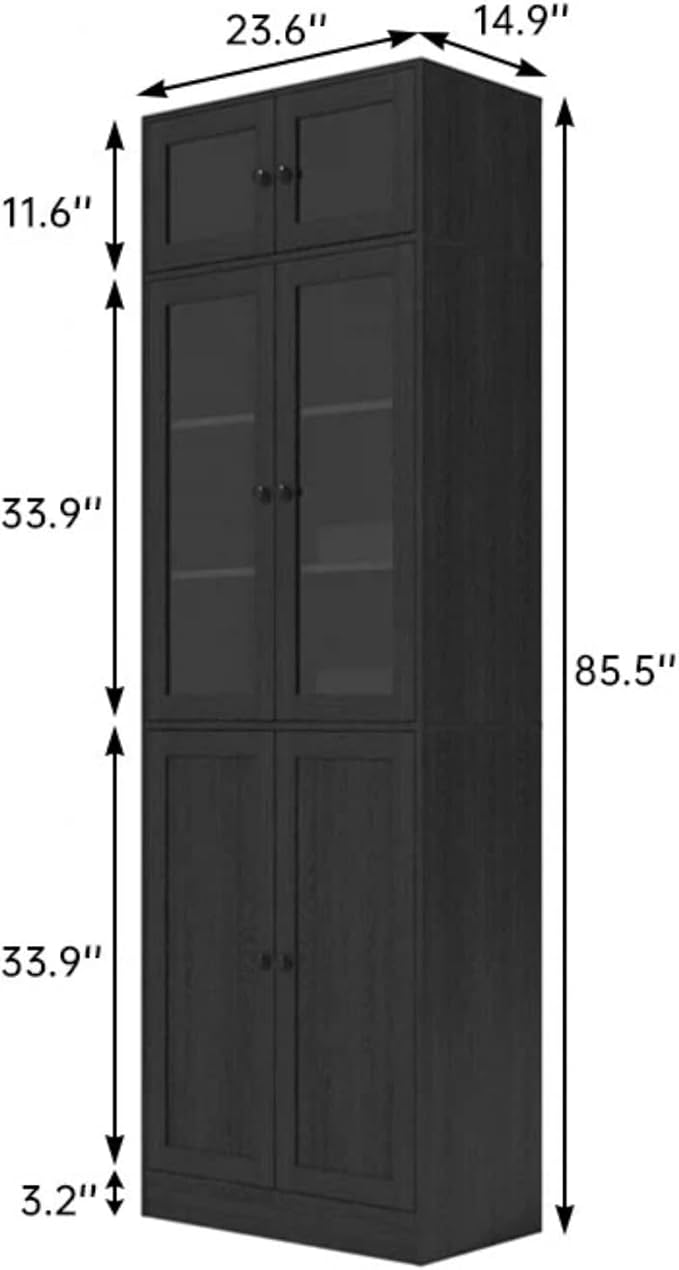 TUSY 85.5" Modern Tall Bookcase - Image 2