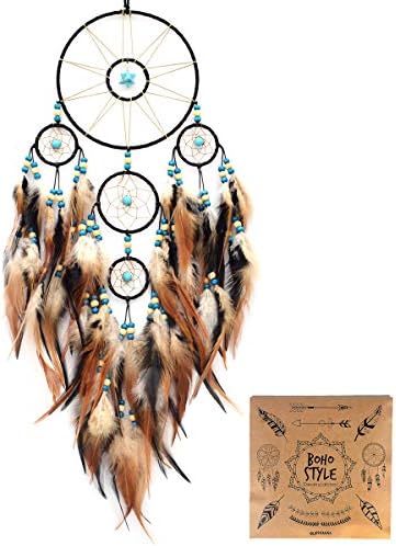 Urdeoms Black Dream Catchers for Boys Adult Dreamcatcher Home Wall Decor - Image 3