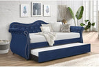 Modern Luxury Upholstery Crystal Tufted Trundle - Image 2
