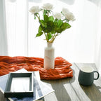 Mandy's Artificial 10 Stems Silk White Rose - Image 4