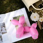 Notakia Creative Pink Balloon Dog Decor Statue Crafts Living Room Decor Desktop Decorations,Handmade Modern Small Shelf Animal Statue Ornament Home Decor (Big Pure Pink Dog) - Image 6