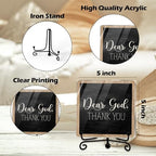 Modern Farmhouse Decor, Home Decor For Living Room, Boho Chic Aesthetic Shelf Decorations, Christian Dear God Acrylic Sign, Farmhouse Entryway Tv Stand Fireplace Coffee Table Decoration (14) - Image 2