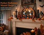 Vintage Halloween Decor 2026, 3D Wooden Pumpkin Decor, Spooky Halloween Tabletop Decoration, Rustic Shelf Mantel Ornament for Home (Pumpkin Sign) - Image 4