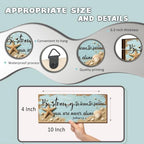 4 Pieces Nautical Wall Decor Ocean Beach Bathroom Decor With Bible Verses Wooden Christian Farmhouse Sign for Home Religious Prayer Wall Art for Living Room Office Bedroom(Nautical,10x4") - Image 4