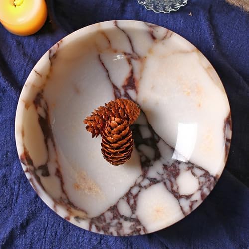 Luxury Decorative Marble Bowl, 7.8" Natural Marble Key Bowl For Home Decor - Image 5