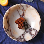 Luxury Decorative Marble Bowl, 7.8" Natural Marble Key Bowl For Home Decor - Image 5