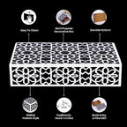 Handicrafts Home Black Large Decorative Storage Box with Lid, 10x6x2.5 In - Image 3