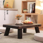 CHICKEN Couch End Table Little Traditional Tea Table Long Paulownia Wood Asia - Image 3