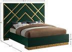 Meridian Furniture VectorGreen-Q Vector Collection Modern | Contemporary Velvet - Image 3