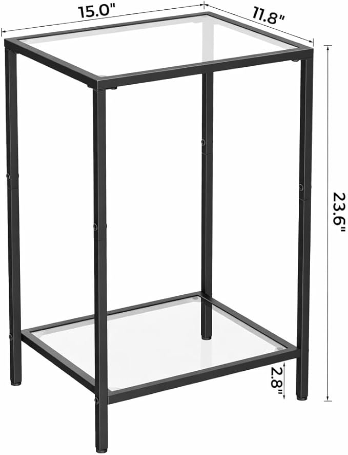 HOMSHO Side Tables Set of 2, End Tables - Image 3