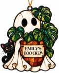 Halloween Decor, Halloween Ornaments for Tree, Personalized Acrylic Ghost by SANSOLDIA