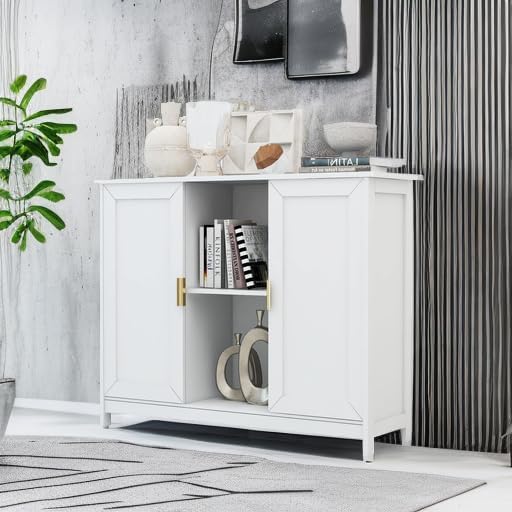 TaoHFE White Buffet Cabinet - Image 2