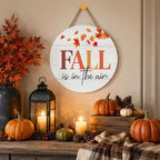 Fall Leaves Decorations for Home, Fall Welcome Wooden Sign - Image 4