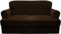 CUCRAF T Cushion Sofa Cover 3 Piece Loveseat Slipcovers, Soft Thick Velvet by CUCRAF