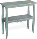 Sunny Designs Marina Green Sea Grass Solid Wood and Veneers Side Table by Sunny+Designs