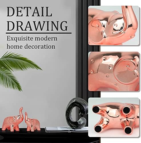 A Pair Elephant Statue Home Decor,Modern Figurines,Sculpture for Office - Image 4