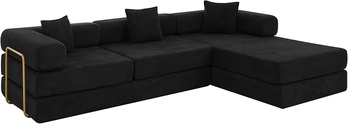 HANXIN 108" Modular Sectional Sofa, Futon Convertible Sofa Bed, Oversized - Image 8