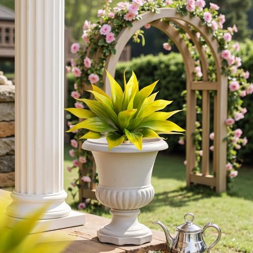 Artificial Agave for Outdoors 22'' (Yellow 2pcs) - Image 5