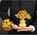 Feng Shui Decor Money Tree Crystal Chinese Decorations Money Tree for Wealth and Good Luck - Image 7