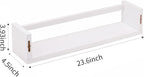 Fixwal Nursery Book Shelves, 23.6 Inch Floating Bookshelf - Image 3