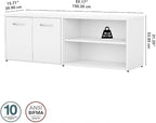 Bush Business Furniture Studio C Low Storage Cabinet - Image 3