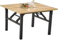 Japanese Floor Table, Folding Square Low Coffee Table by Unknown