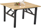 Japanese Floor Table, Folding Square Low Coffee Table by Unknown