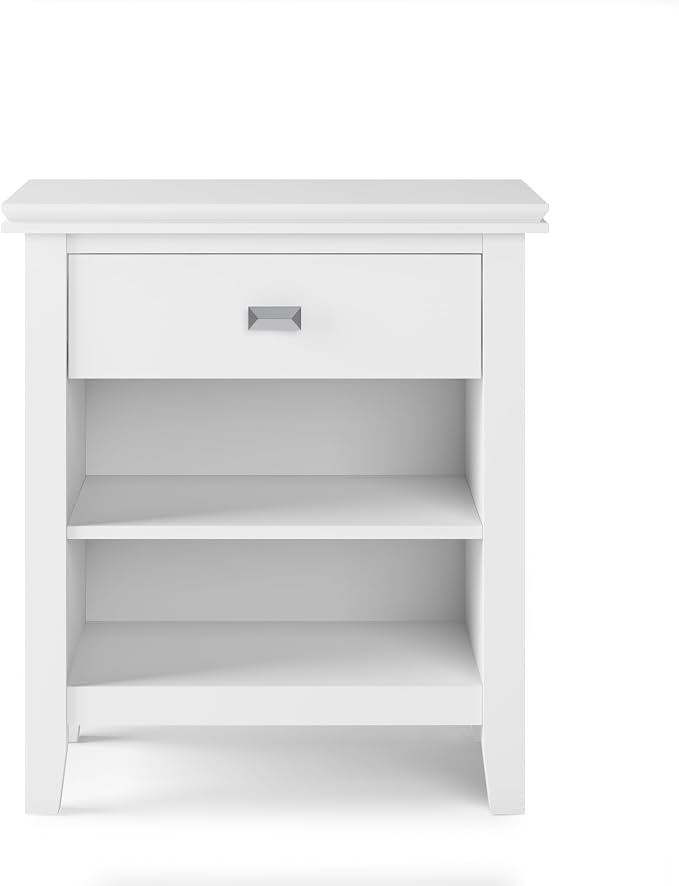 SIMPLIHOME Artisan Solid Wood 24 inch Wide Transitional-Style Bedside - Image 3