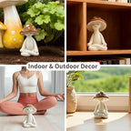 Mushroom Decor, Cute Resin Mushroom Statue, Home Garden Decor - Image 5