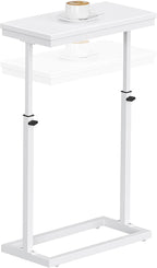 TUTOTAK End Table, Side Table, Tall Couch Table, Sofa Table, Living Room - Image 9