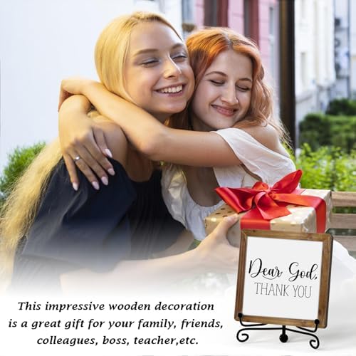 Home Decor, Farmhouse Shelf Decor For Living Room, Boho Aesthetic Table Decorations, Christian Gifts For Women Men, Entryway Tv Stand Fireplace Mantle Coffee Table Decoration (god-12) - Image 6