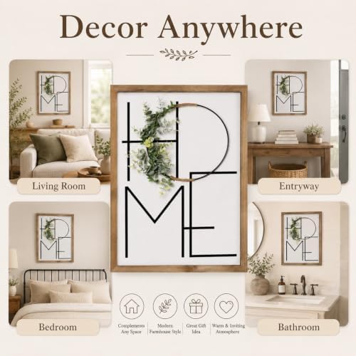 flangairy Home Sign, Home Decor Indoor for Shelf Wall Table Desk Entryway - Image 4