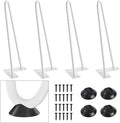 SMARTSTANDARD 12 Inch Heavy Duty Hairpin Furniture Legs, Metal Home DIY Projects by SMARTSTANDARD