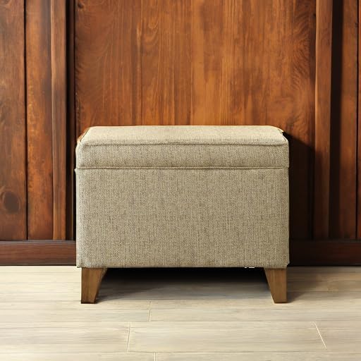 Homepop Home Decor | Medium Square Storage Ottoman - Image 8