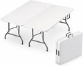 2 Pack of 6 Feet Foldable Table by OurModernSpace
