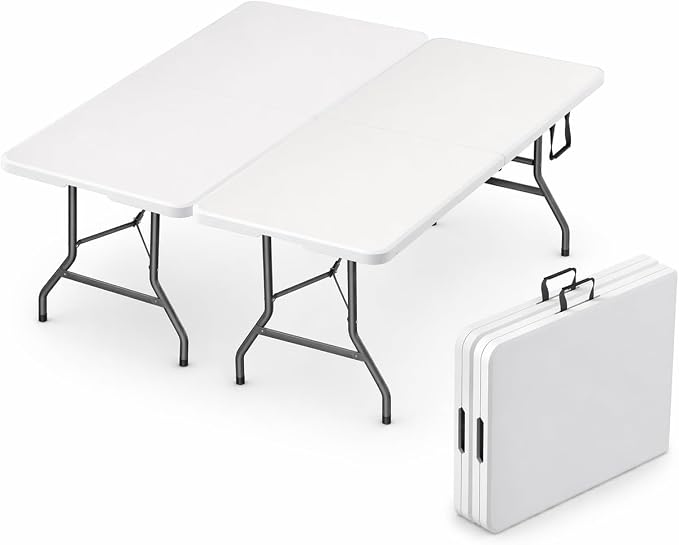 2 Pack of 6 Feet Foldable Table by OurModernSpace