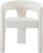 VESCASA Faux Leather Barrel Dining Chair by VESCASA