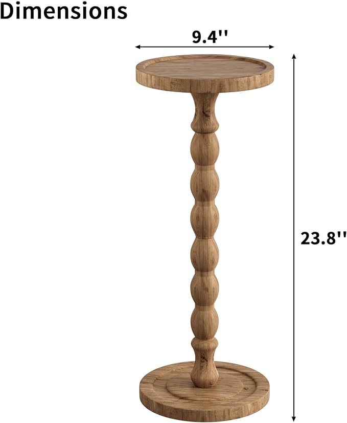 Small Side Table, Rubberwood‌ Drink Table - Image 3