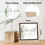 Farmhouse Decor, Acrylic Christian God Home Decorations, Aesthetic Entry Way Table Shelf Decor, Living Room Table Accessories, Boho Office Decorations For Work (06) - Image 2